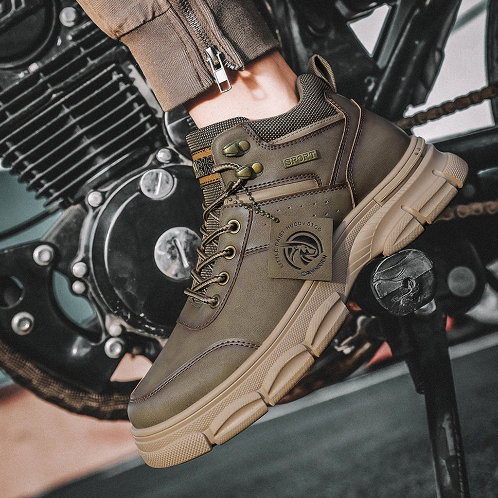 PARIS - Motorcycle Shoes Men Boots - enhanced image 4