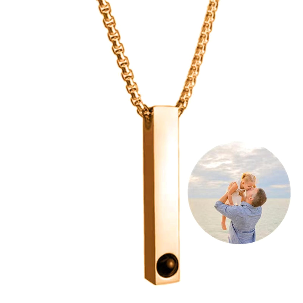 Never Fade 100 Languages "I Love You" Projection Necklace - enhanced image 4