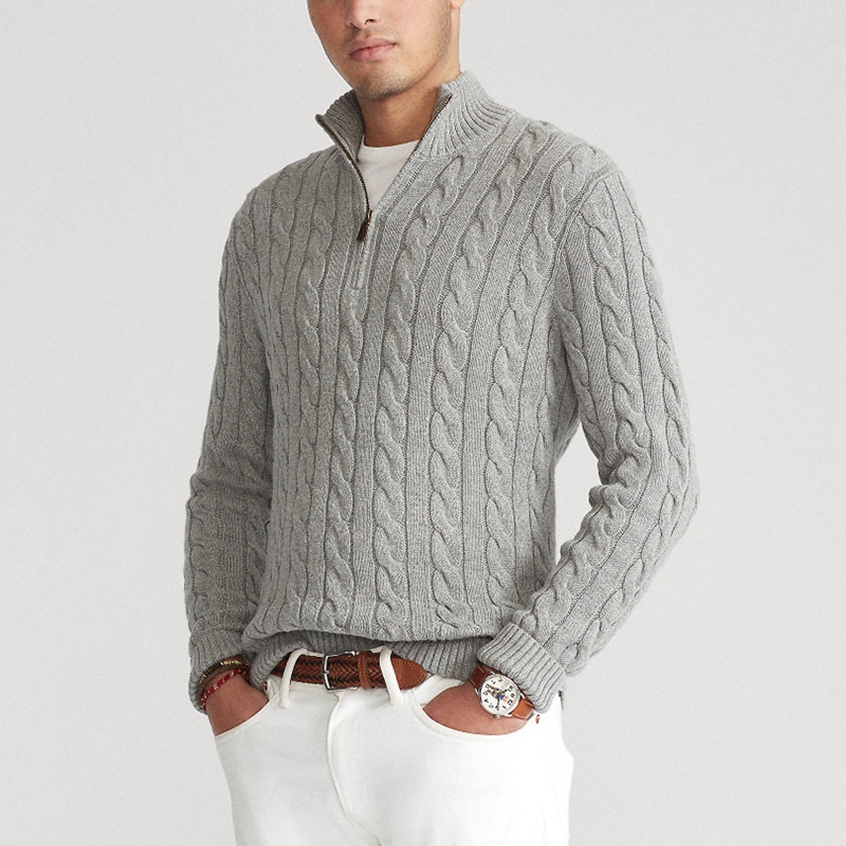 New Men's Warm Thick Needle Turtleneck Sweater Men - enhanced image 4