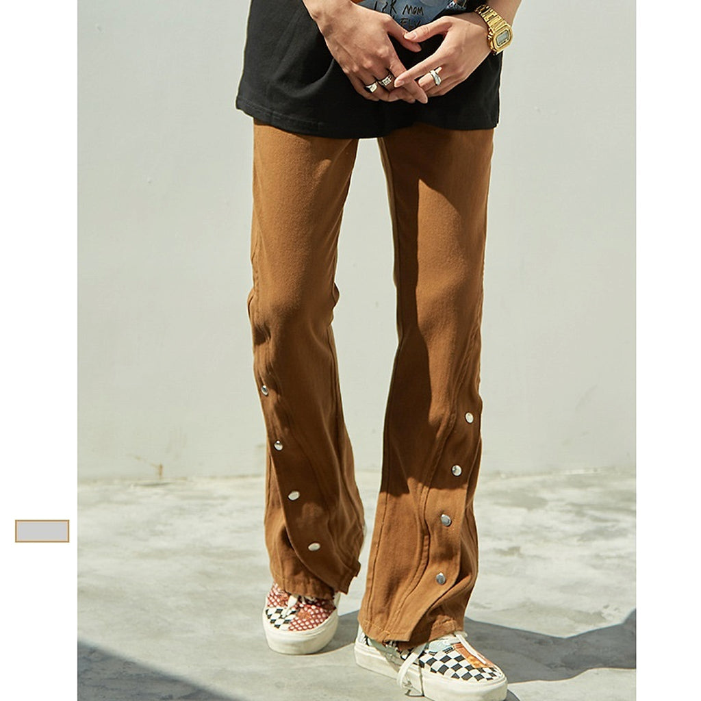 New Spring Breasted Zipper Cargo Jeans Men - enhanced image 4