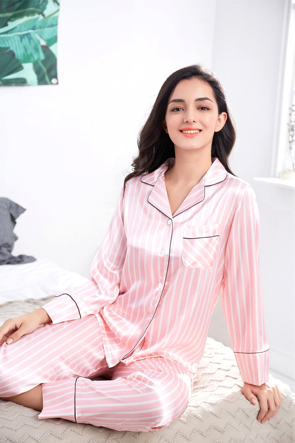 New Striped Casual Homewear Payama - enhanced image 4