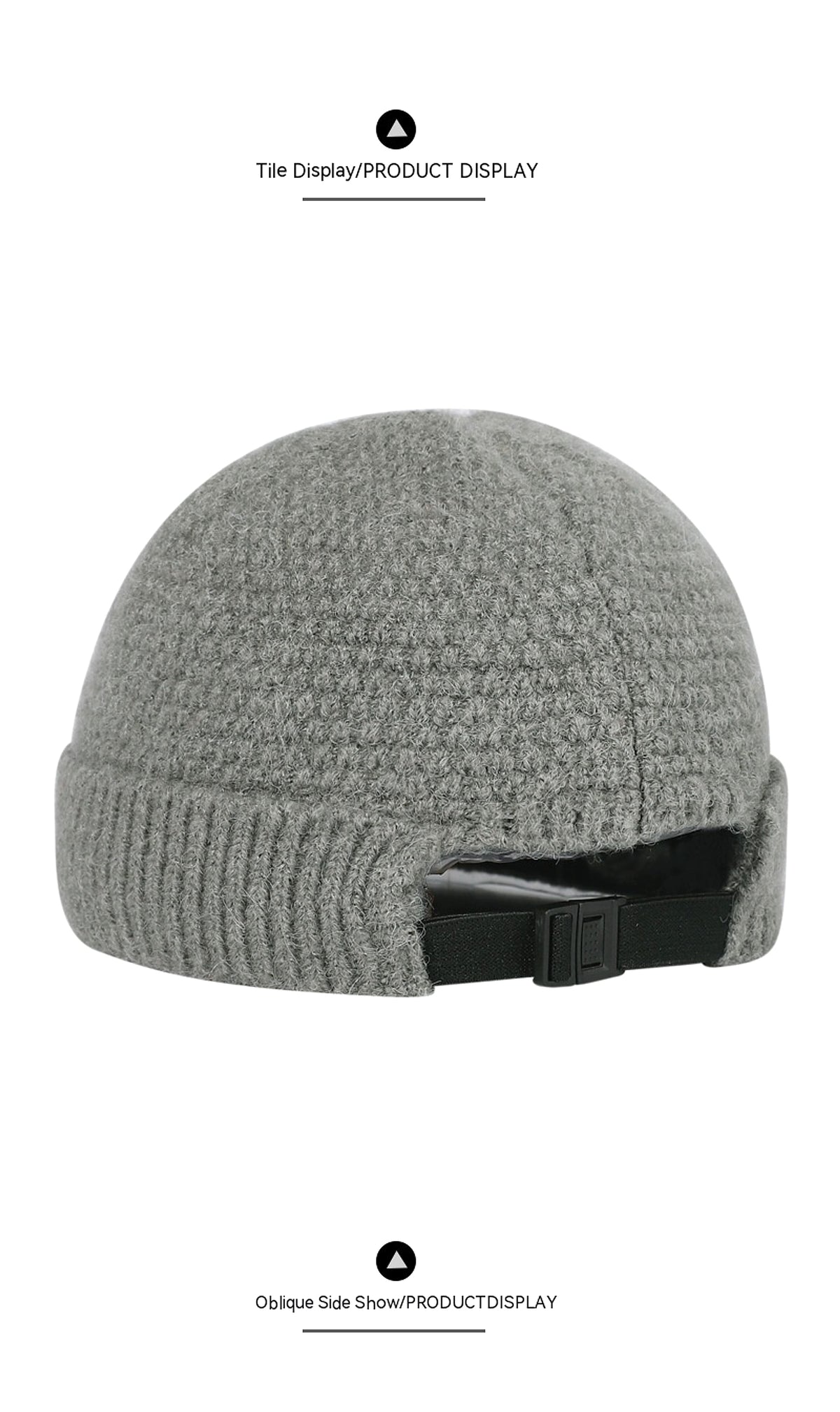 Outdoor Warm Hemming Knitted Woolen Cap - enhanced image 4