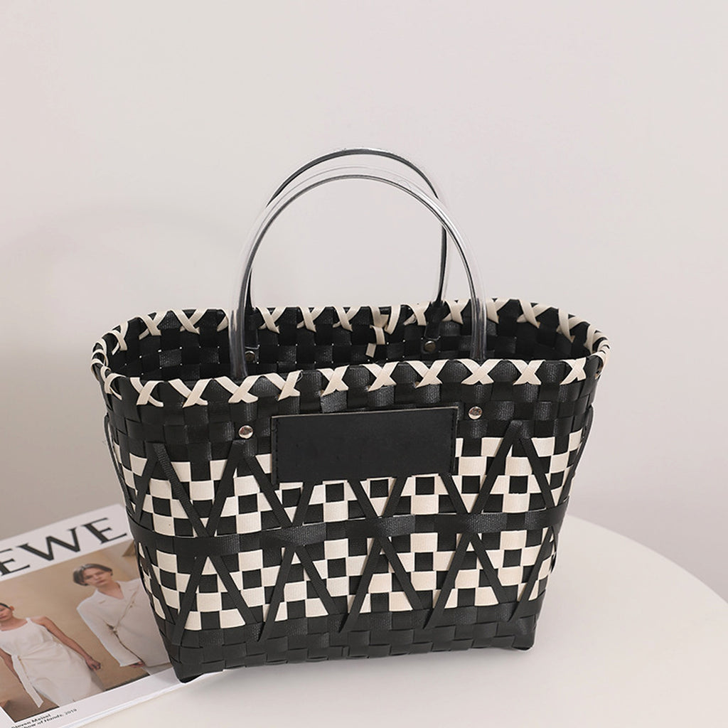 PandaWeave™ Handbag – Natural Chic Basket Edition - enhanced image 4