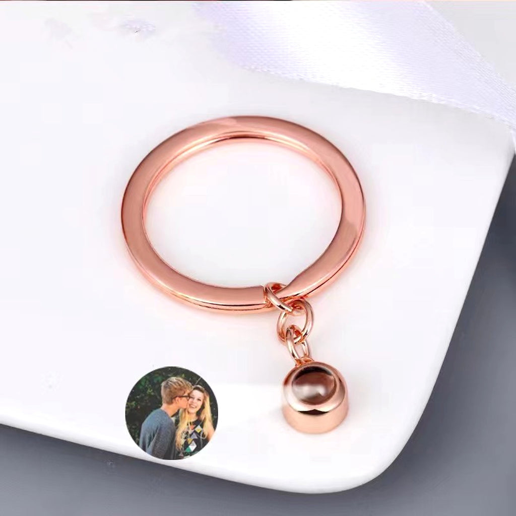 Personalized Photo Projection Keychain – A Timeless Keepsake - enhanced image 4