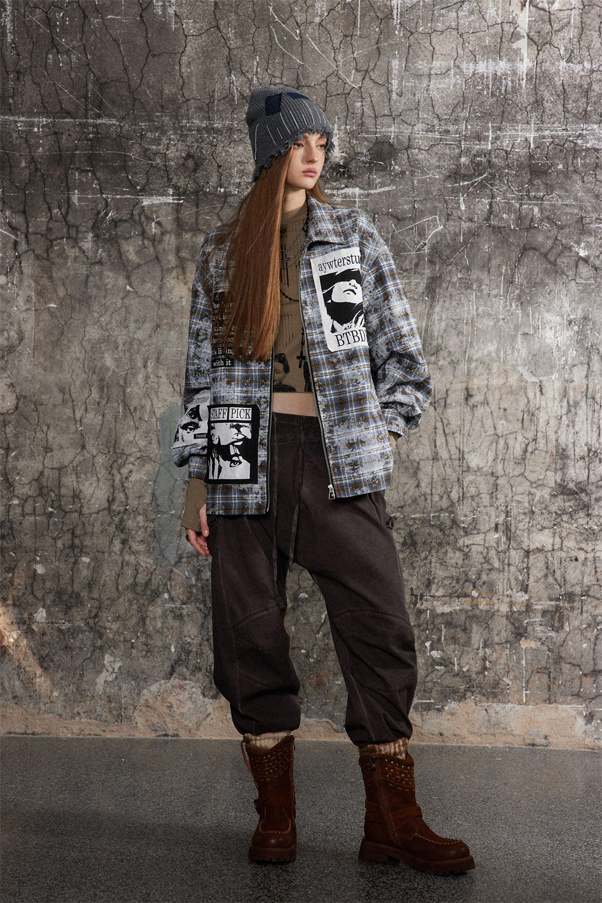 Plaid DressShirt For Women - enhanced image 4