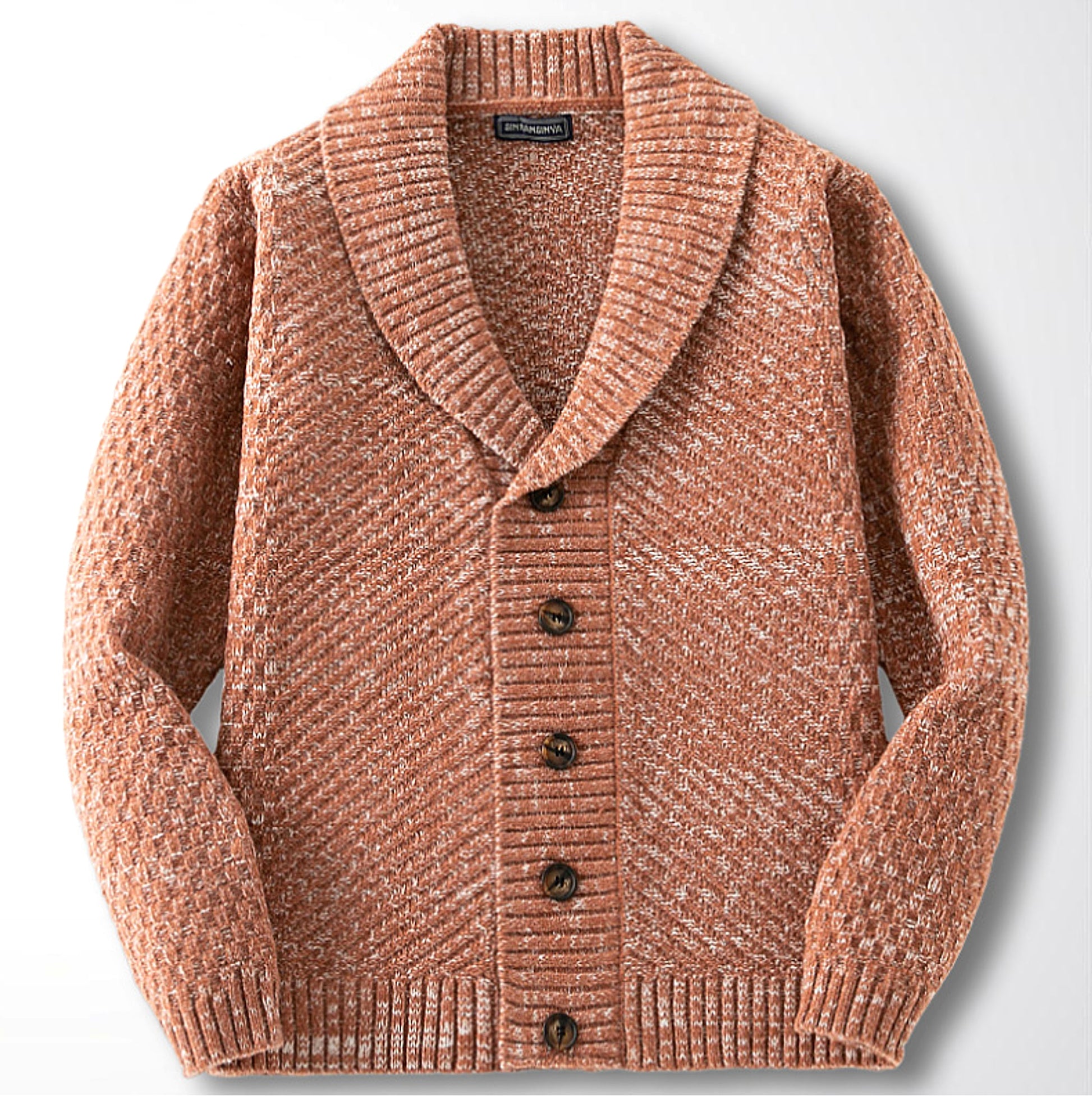 Polyester Men's Long-sleeved Thick Needle Sweater Sweater - enhanced image 4