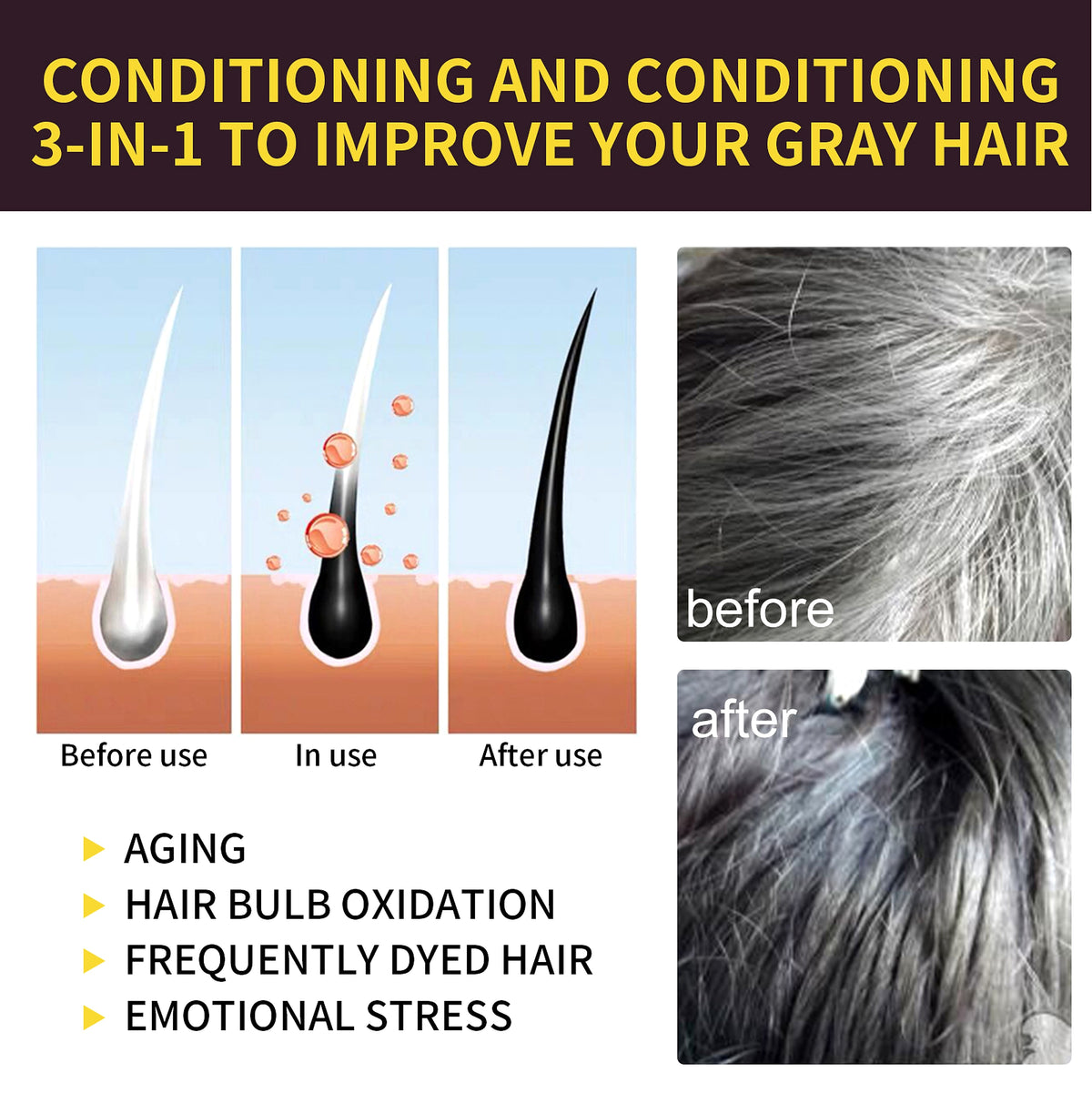 Polygonum Black Repair Shampoo - enhanced image 4