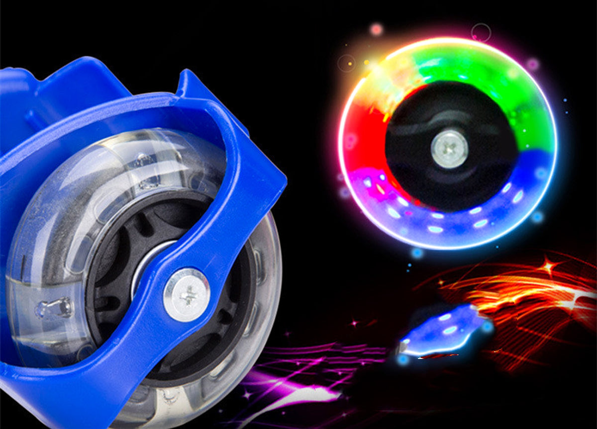 Pvc Children's Roller Skates Three-color Luminous Roller Skates - enhanced image 4