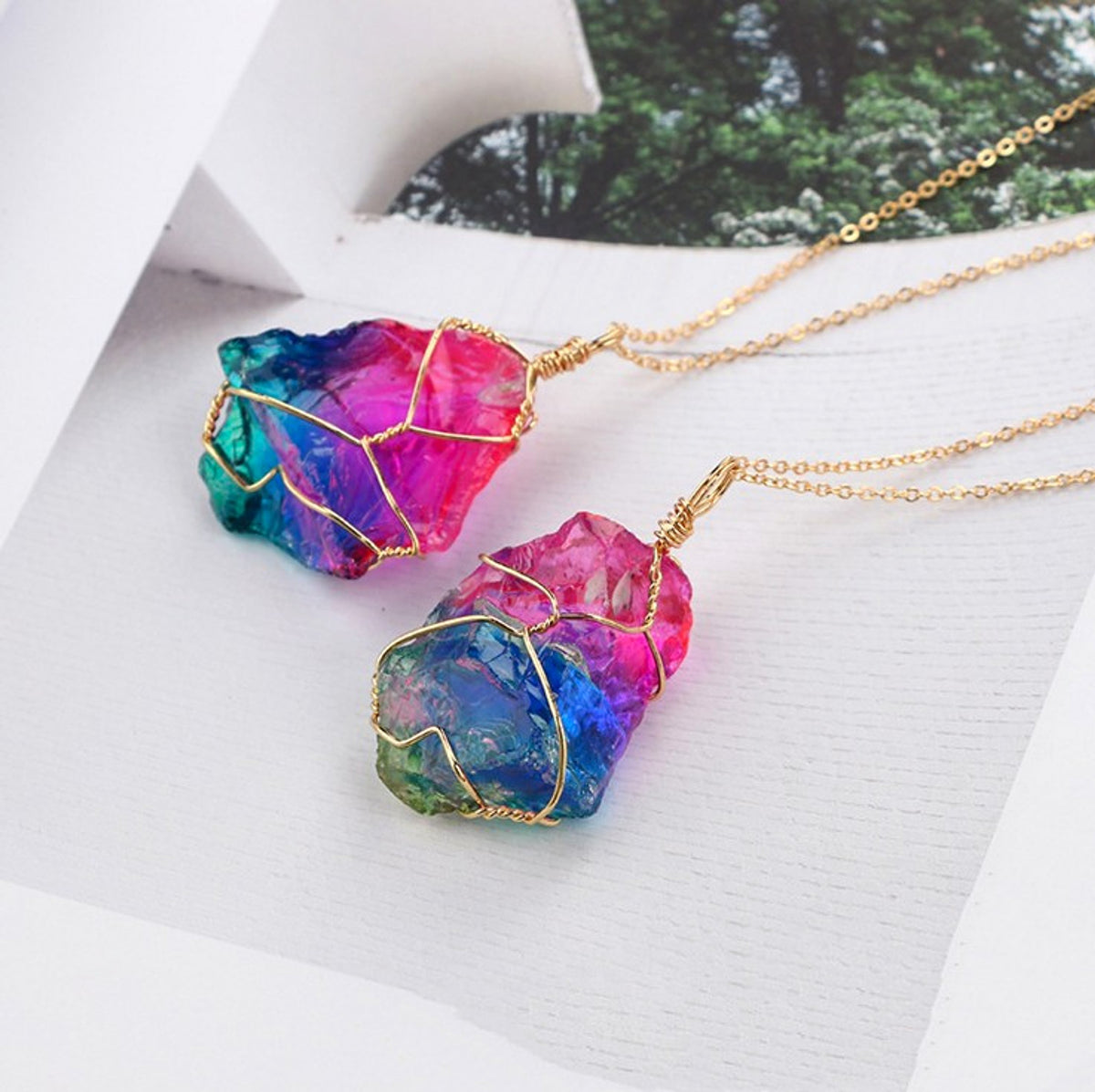 Rainbow Crystal Pendant “Seven Soul Stone” – Wearable Energy. - enhanced image 4