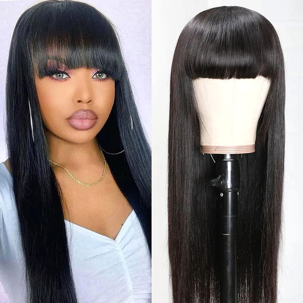 LuxeWave - Real hair wig headgear NOIR - enhanced image 4