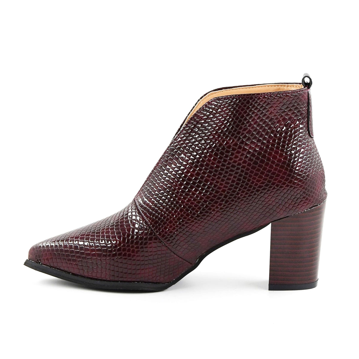 Retro Square Toe Casual Large Size Single Shoe Mid Heel - enhanced image 4