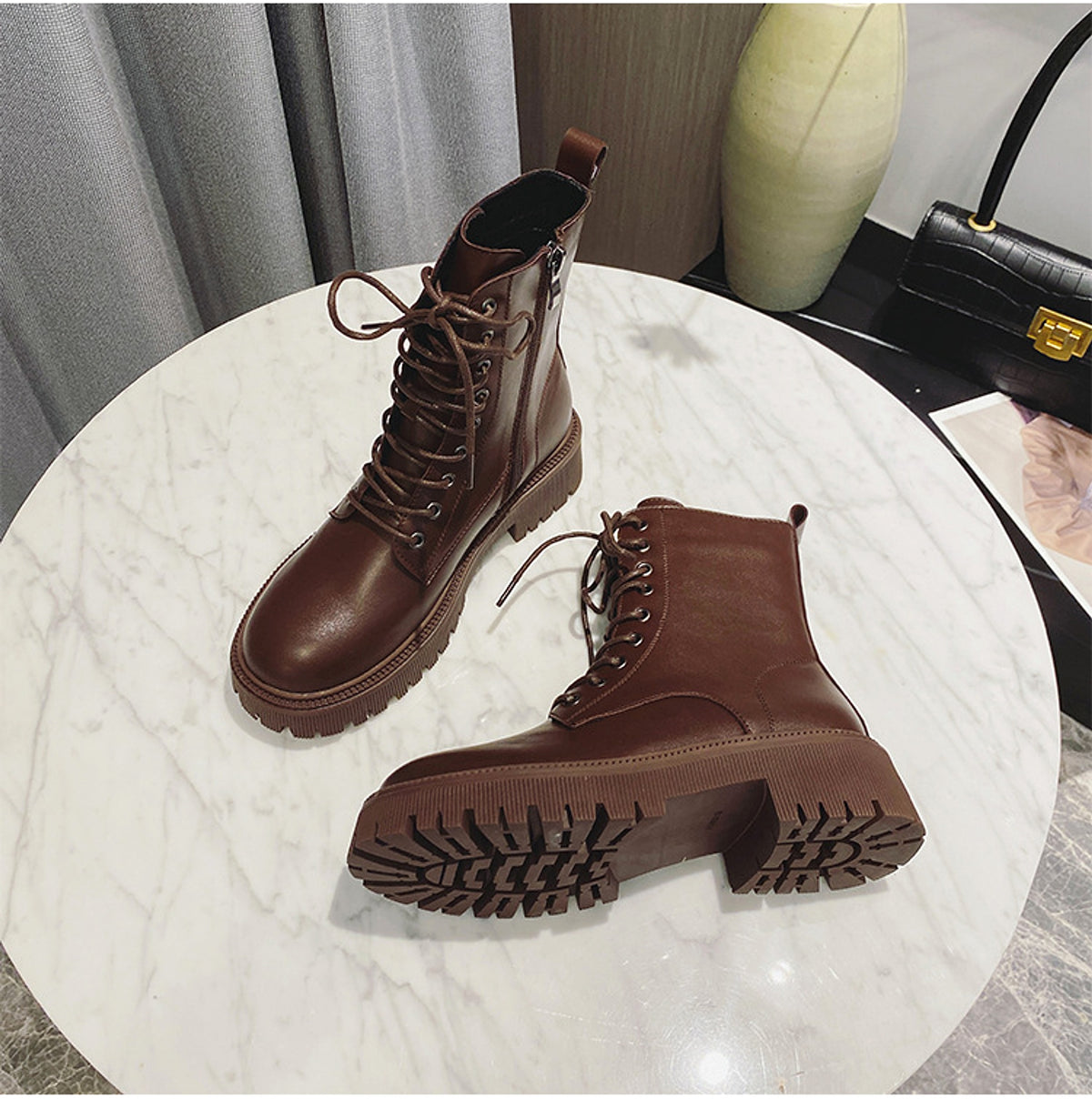 Rhinestone Martin Boots – Sparkle Bold. Walk Tall. - enhanced image 4