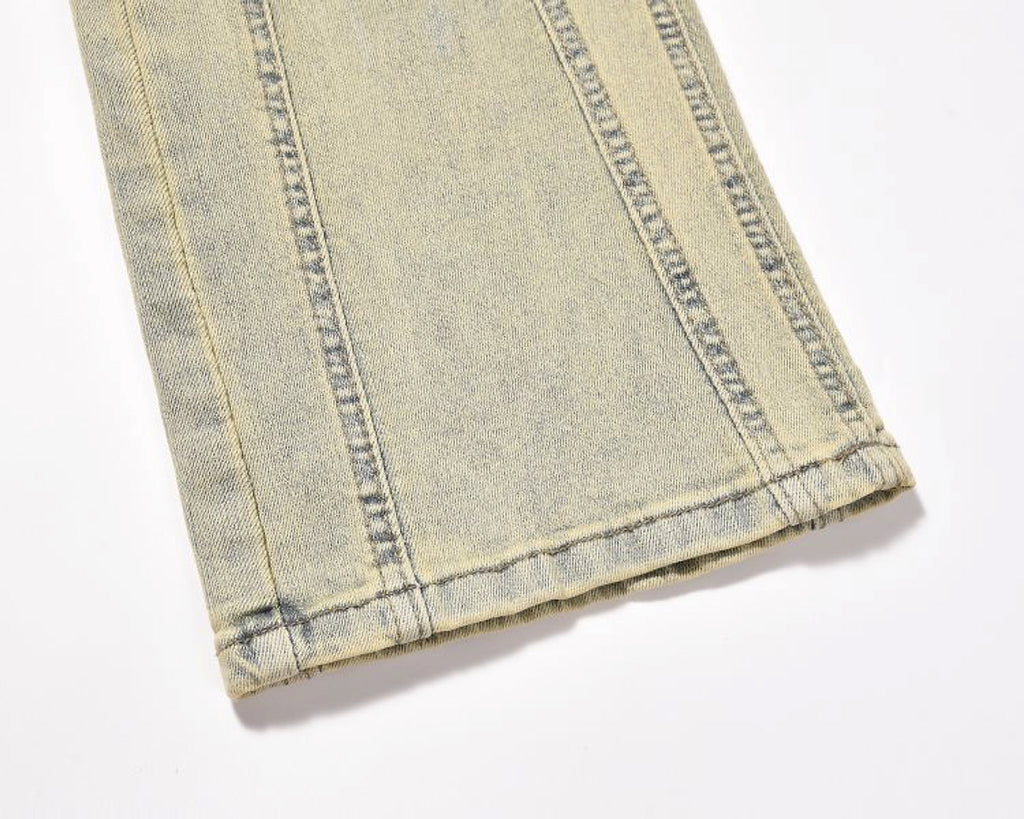 RO Style Wide Leg Patchwork Cargo Pants Women 's Jeans Youth Unisex - enhanced image 4