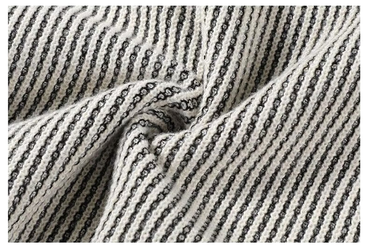 Round Neck Striped Sweater For Men - enhanced image 4