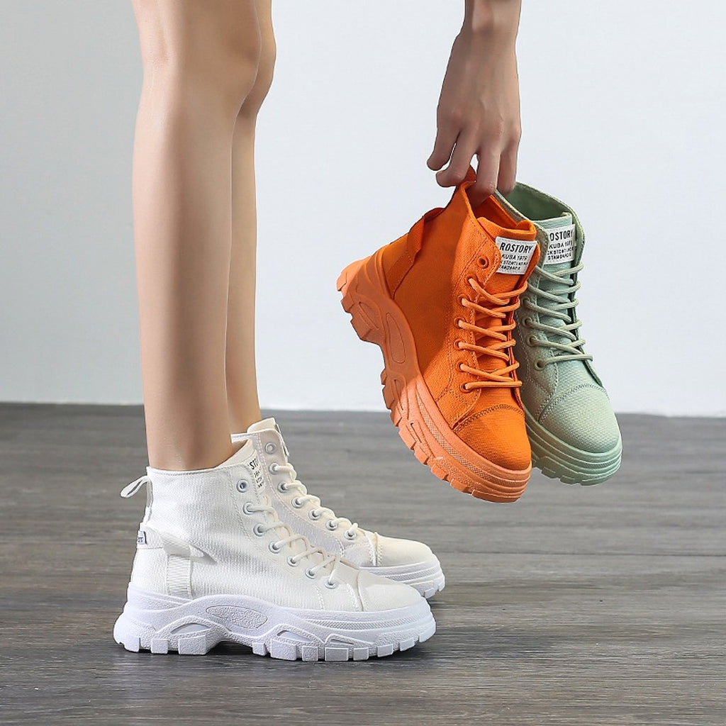 Short boots girls youth students thick soled - enhanced image 4