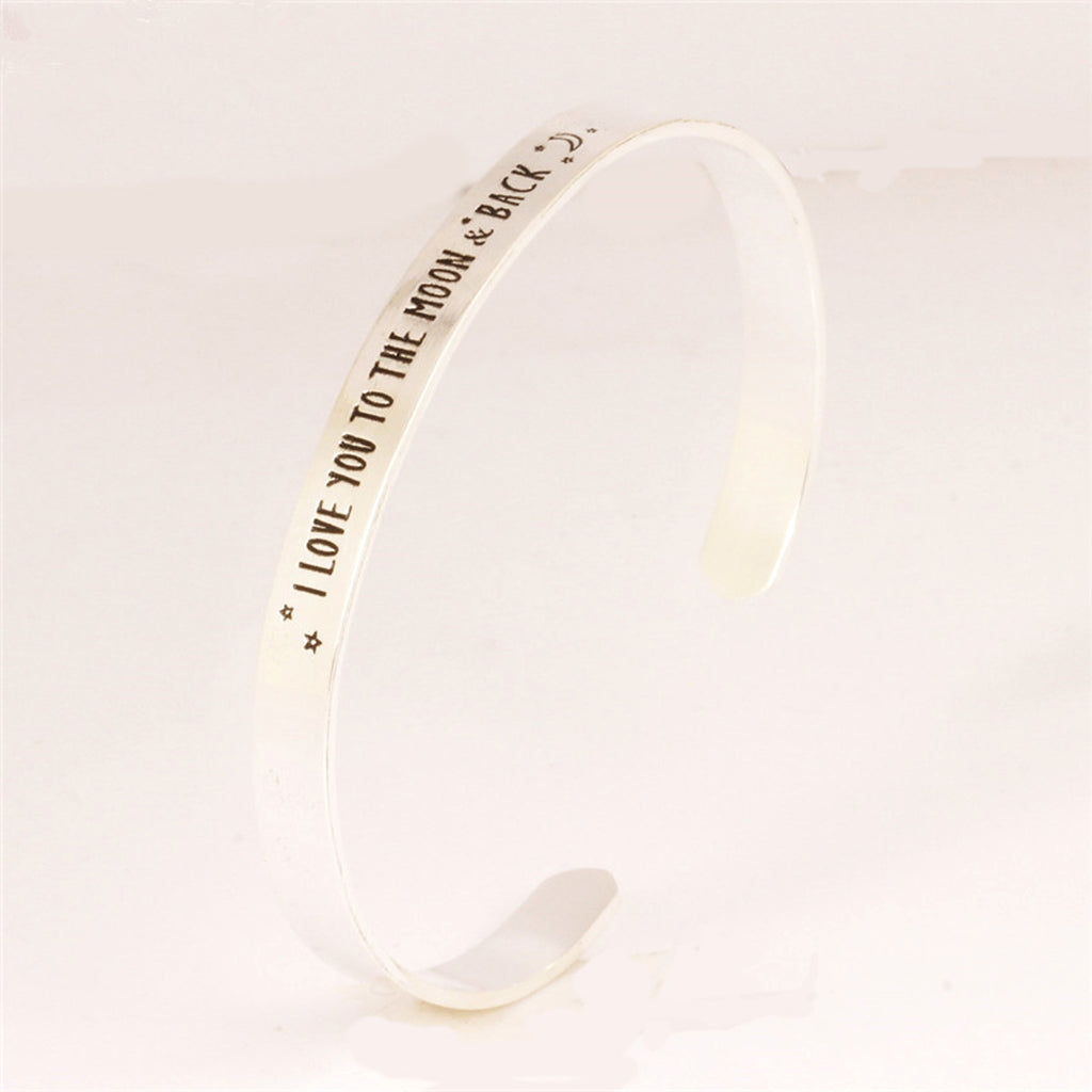 💖 Personalized Adjustable Cuff Bracelet – Your Words, Your Style - enhanced image 4