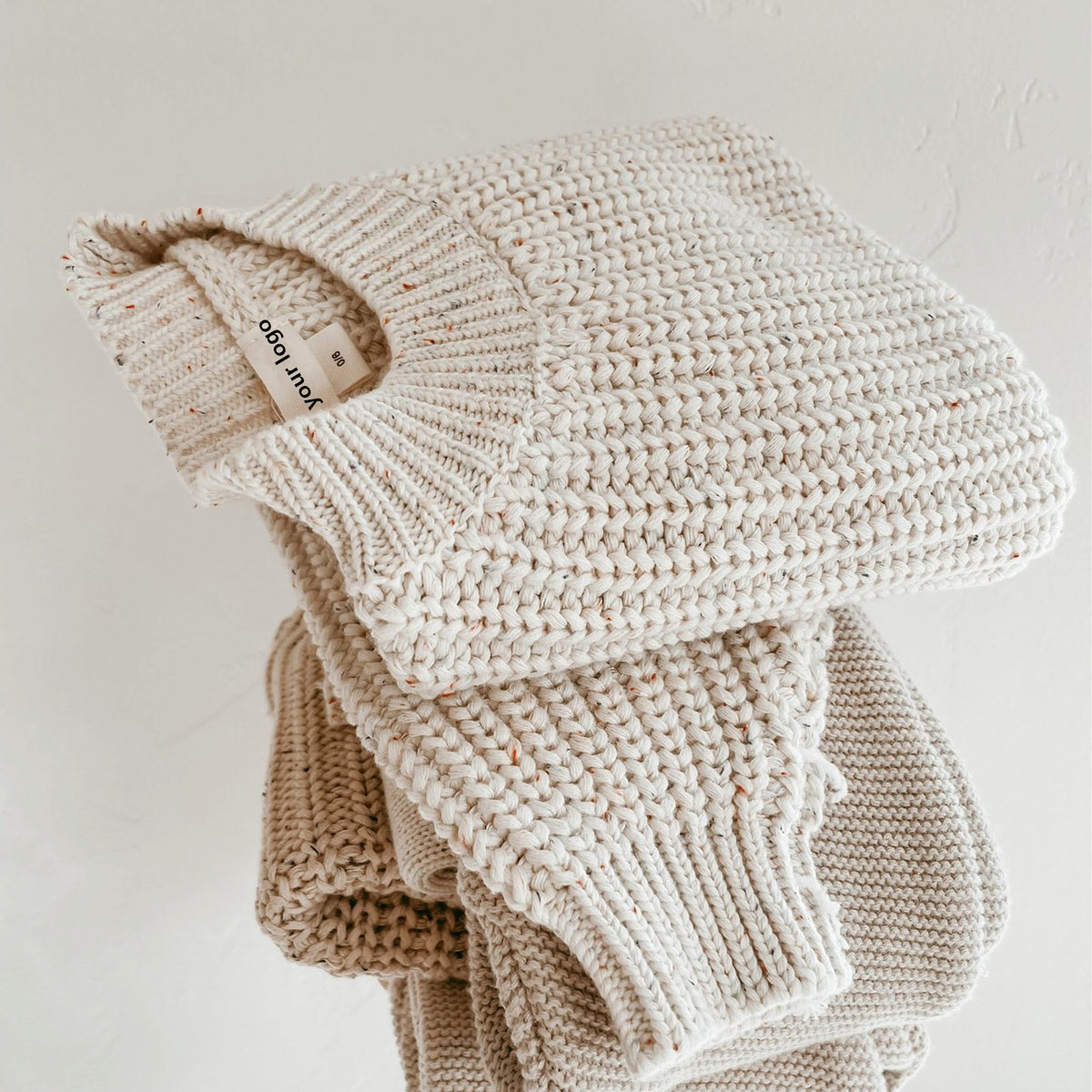 SnuggleThread™ – Cotton Knit Baby Sweater - enhanced image 4