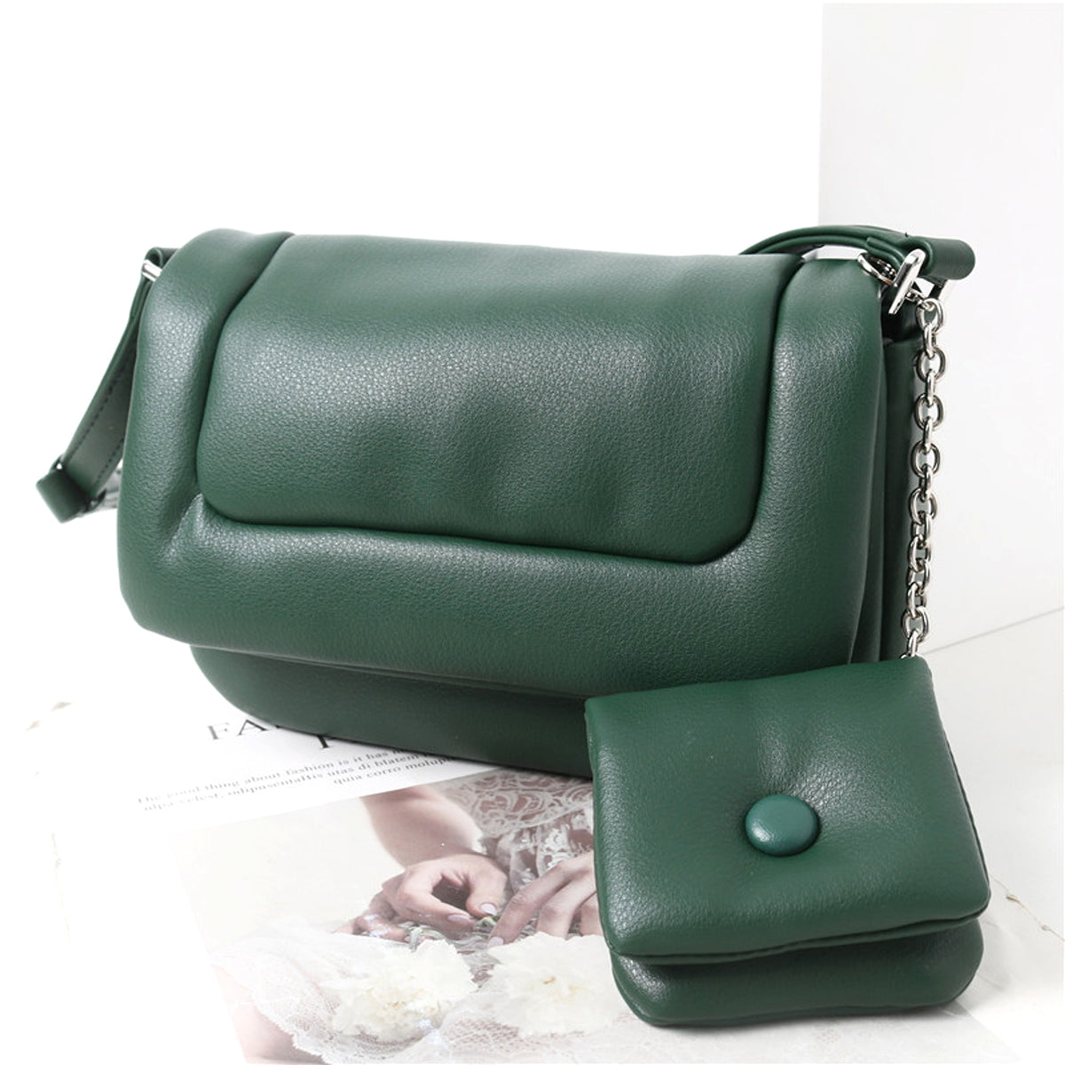 SolunaLuxe™ – SoftShape Mini Cloud Bag - enhanced image 4