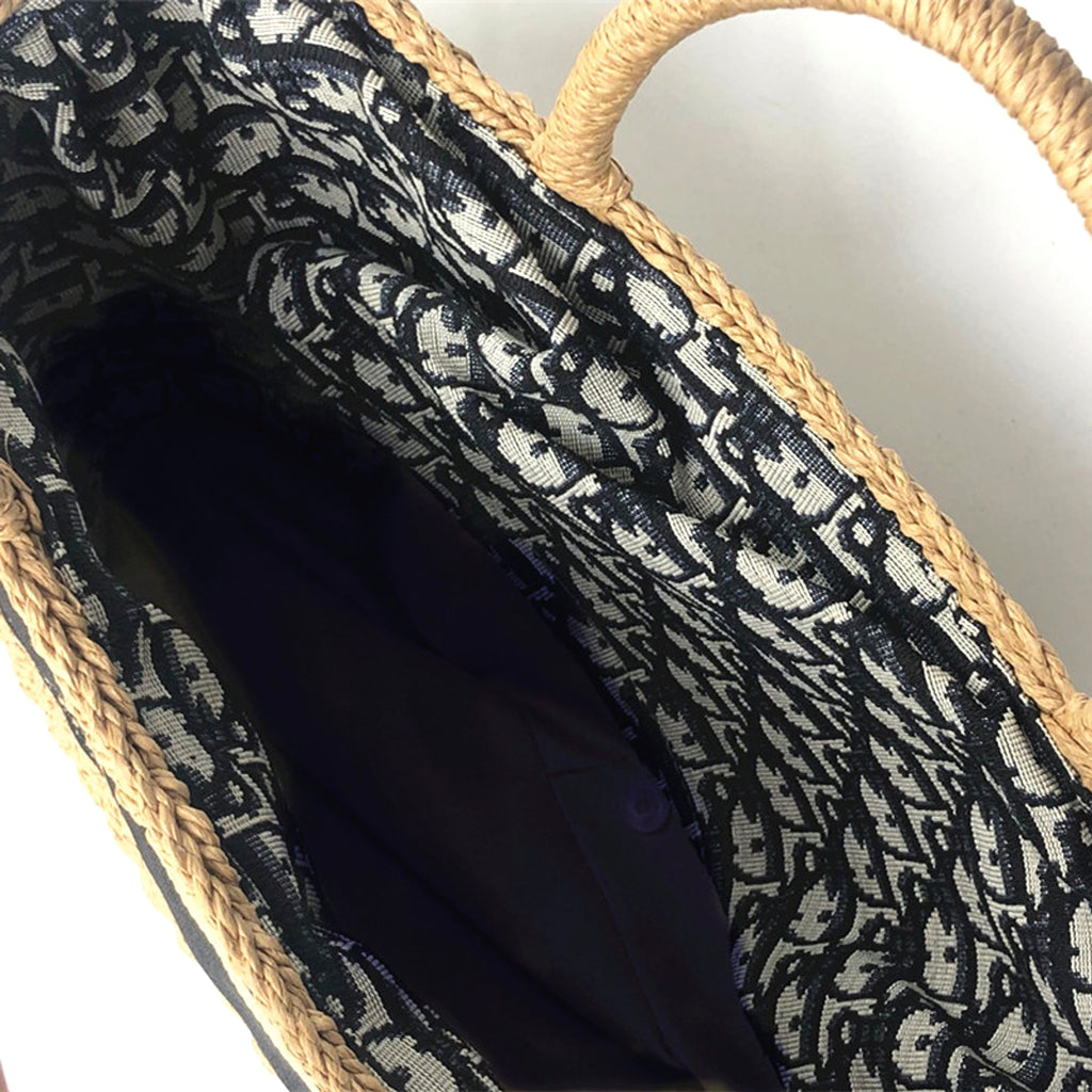 SolunaWeave™ – Coastal Barrel Straw Satchel - enhanced image 4