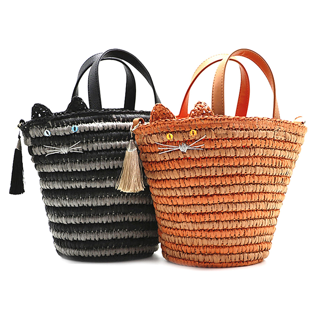 SolunaWeave™ – Meow Fringe Tote - enhanced image 4