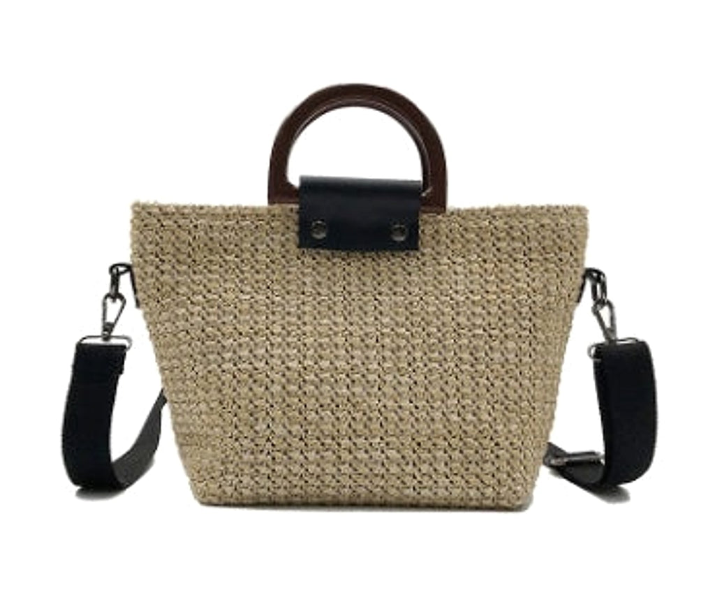 SolunaWeave™ – Simple Straw Utility Tote - enhanced image 4