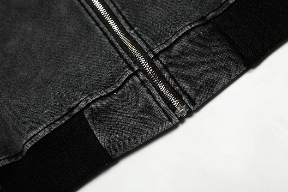 Spring New Retro Simple, Loose And Versatile Hooded Jacket - enhanced image 4