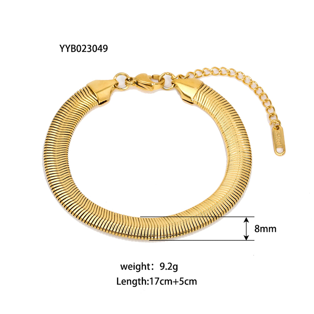 Elegant Gold-Plated Bracelet – Timeless & Stylish for Every Occasion - enhanced image 4