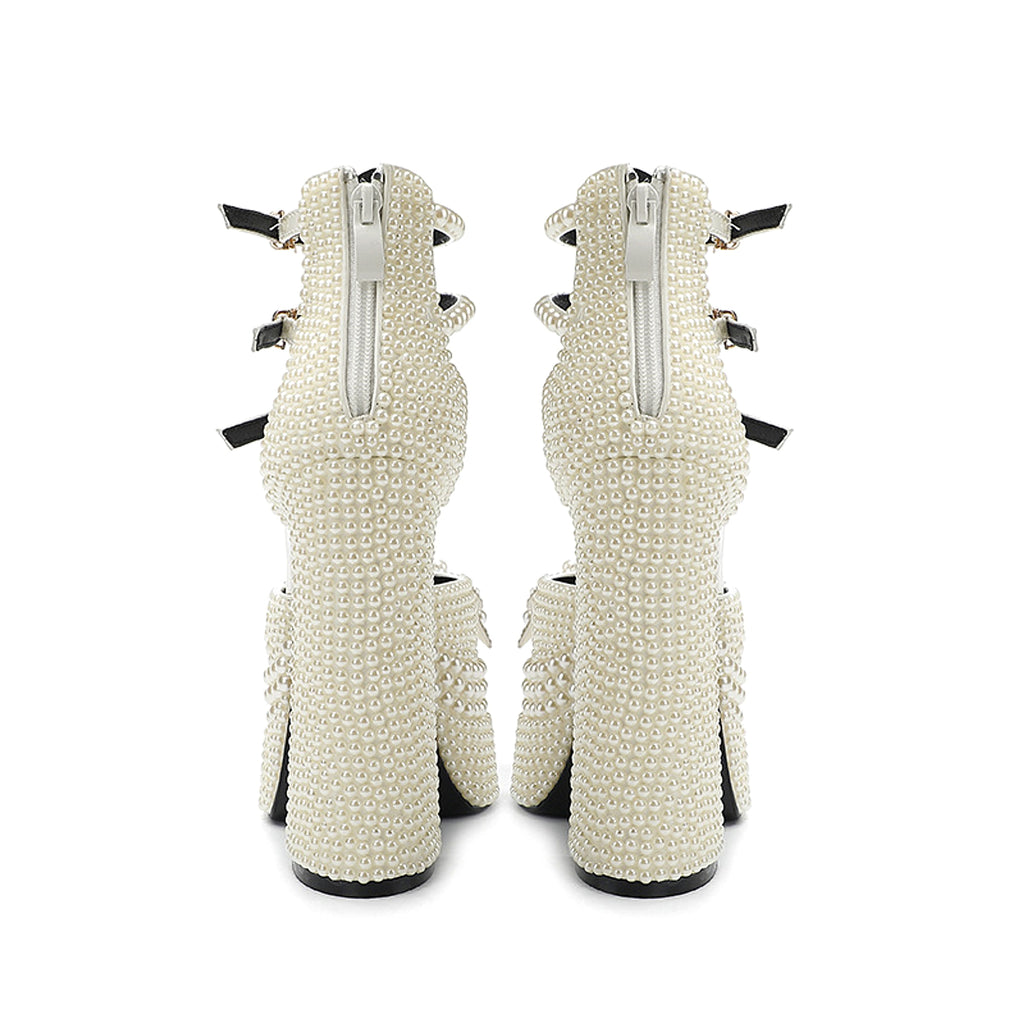 Women´s High Heels Pearl Shoe - enhanced image 4