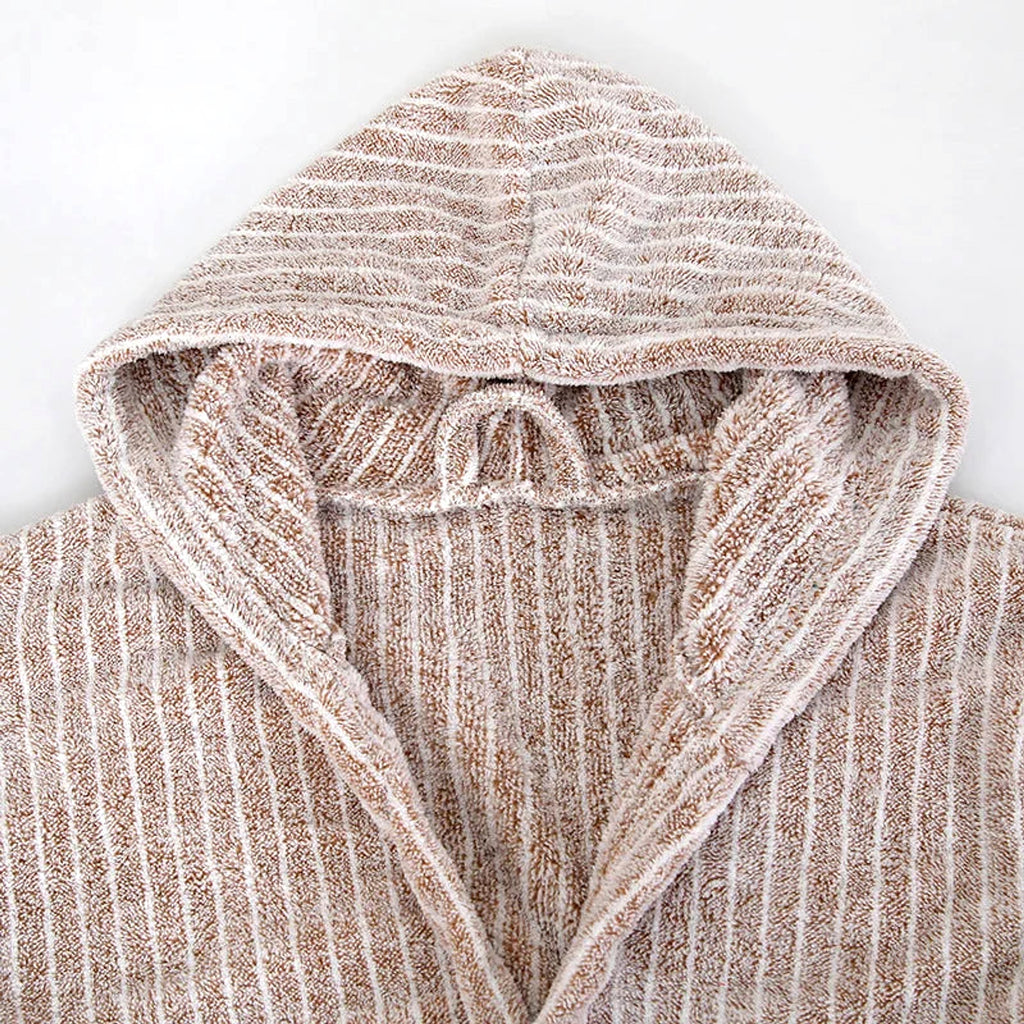 Thicken And Lengthen Coral Fleece Bathrobe Plus Size Pajamas Homewear - enhanced image 4