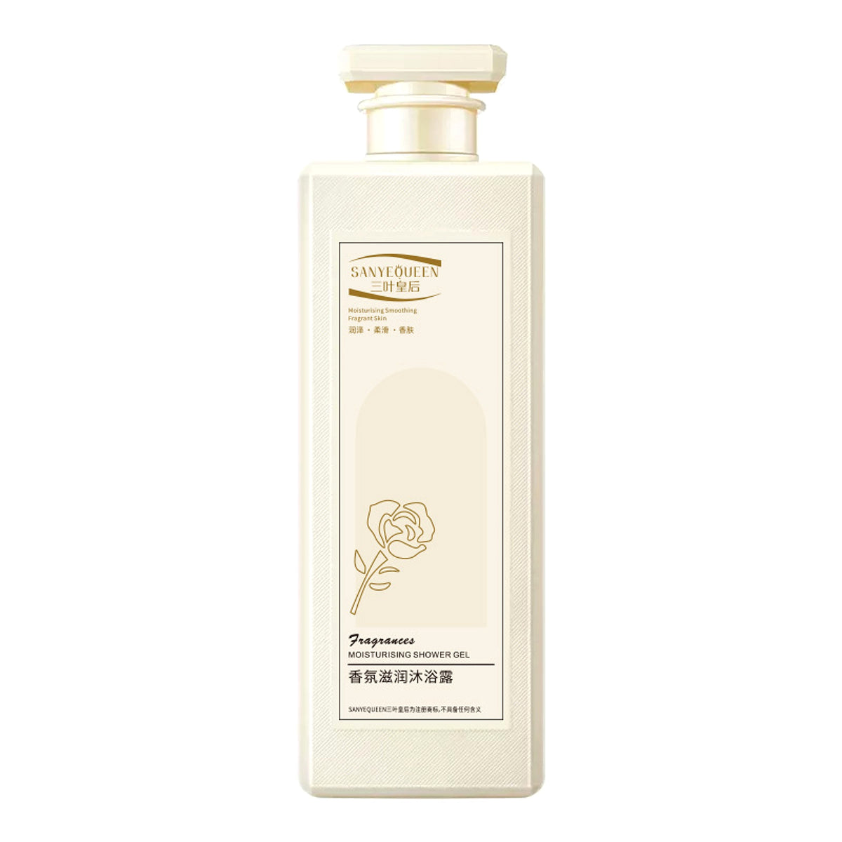Three-leaf Queen Shower Gel – Deep-Cleansing Aromatherapy (800ml) - enhanced image 4