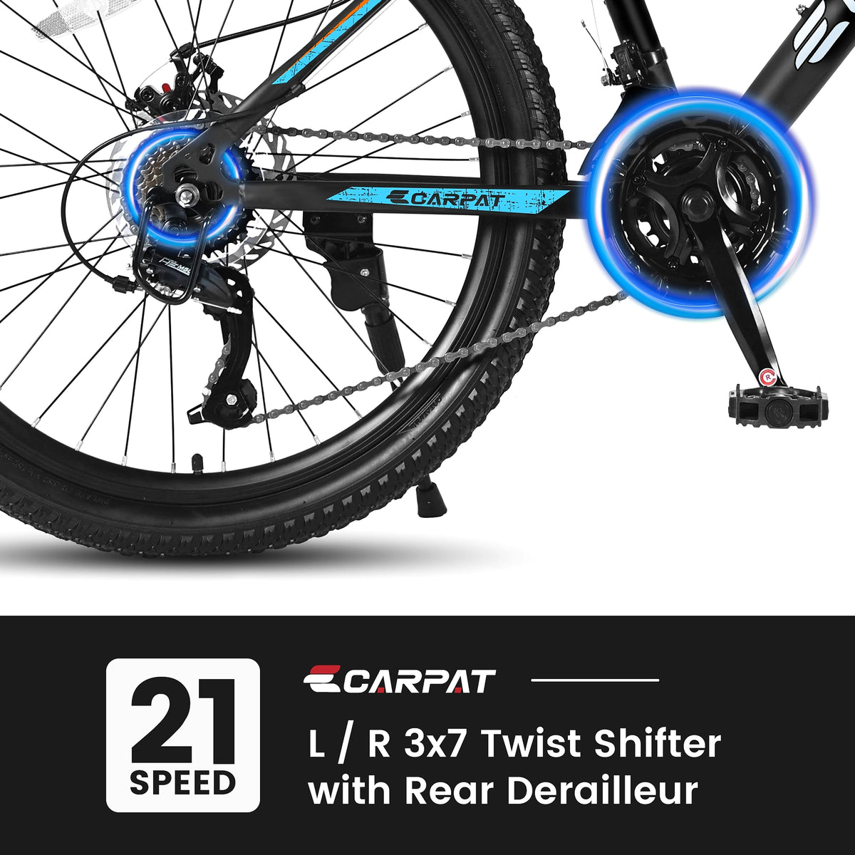 TrailStar™ – 26" Shimano 21-Speed Mountain Bike (Teen) - enhanced image 4