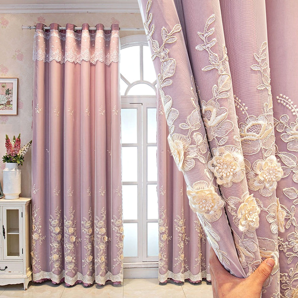 Veloria™ – Double Open Curtain Set – Magnolia Elegance Edition - enhanced image 4