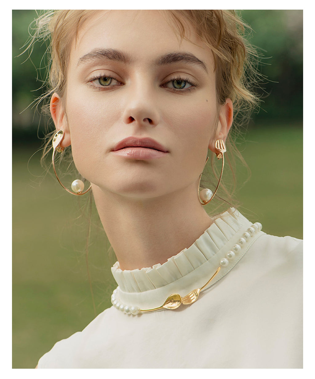 Vintage premium pearl necklace - enhanced image 4