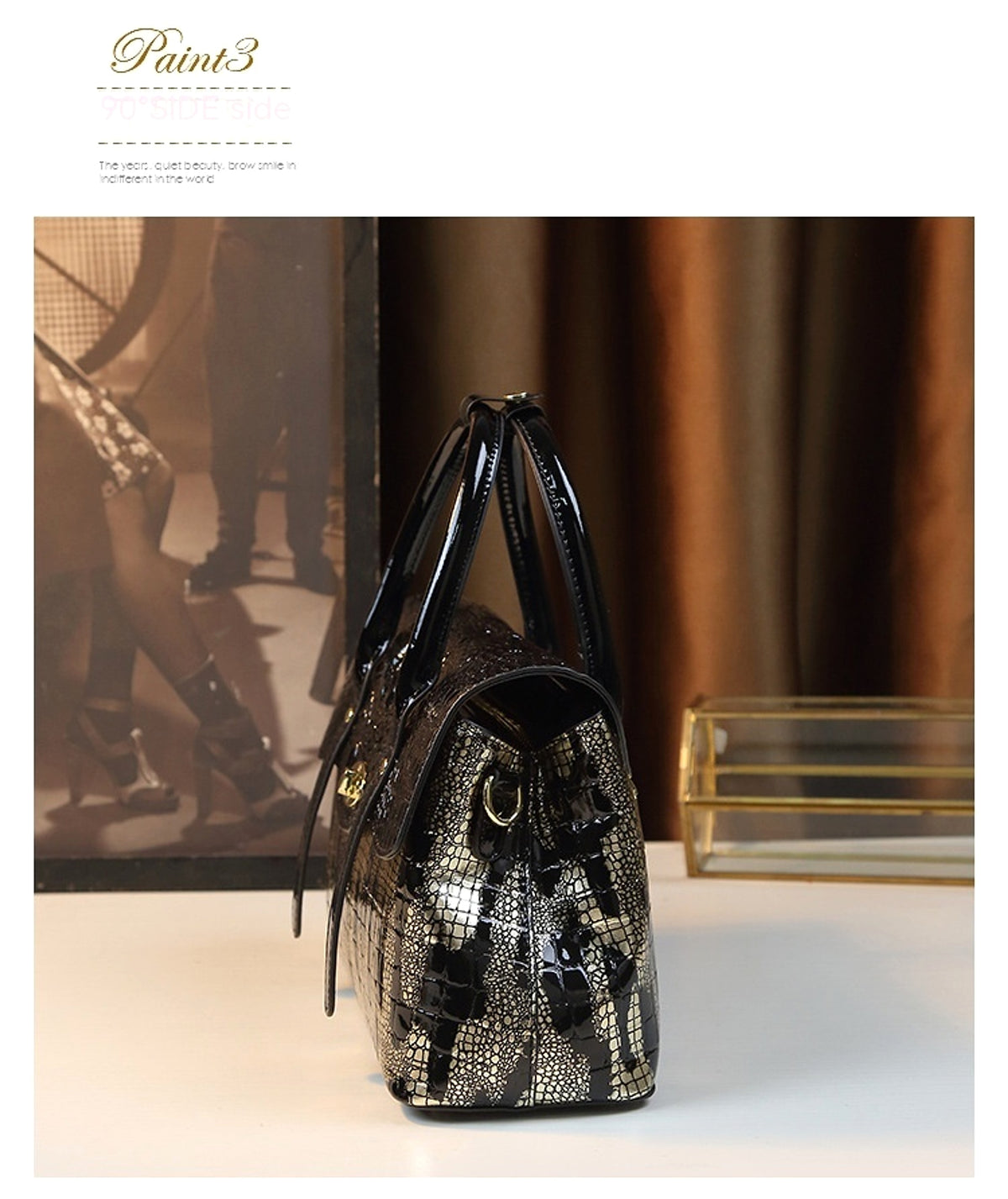 ViperMode™ – Snake Print Shoulder Messenger Bag - enhanced image 4