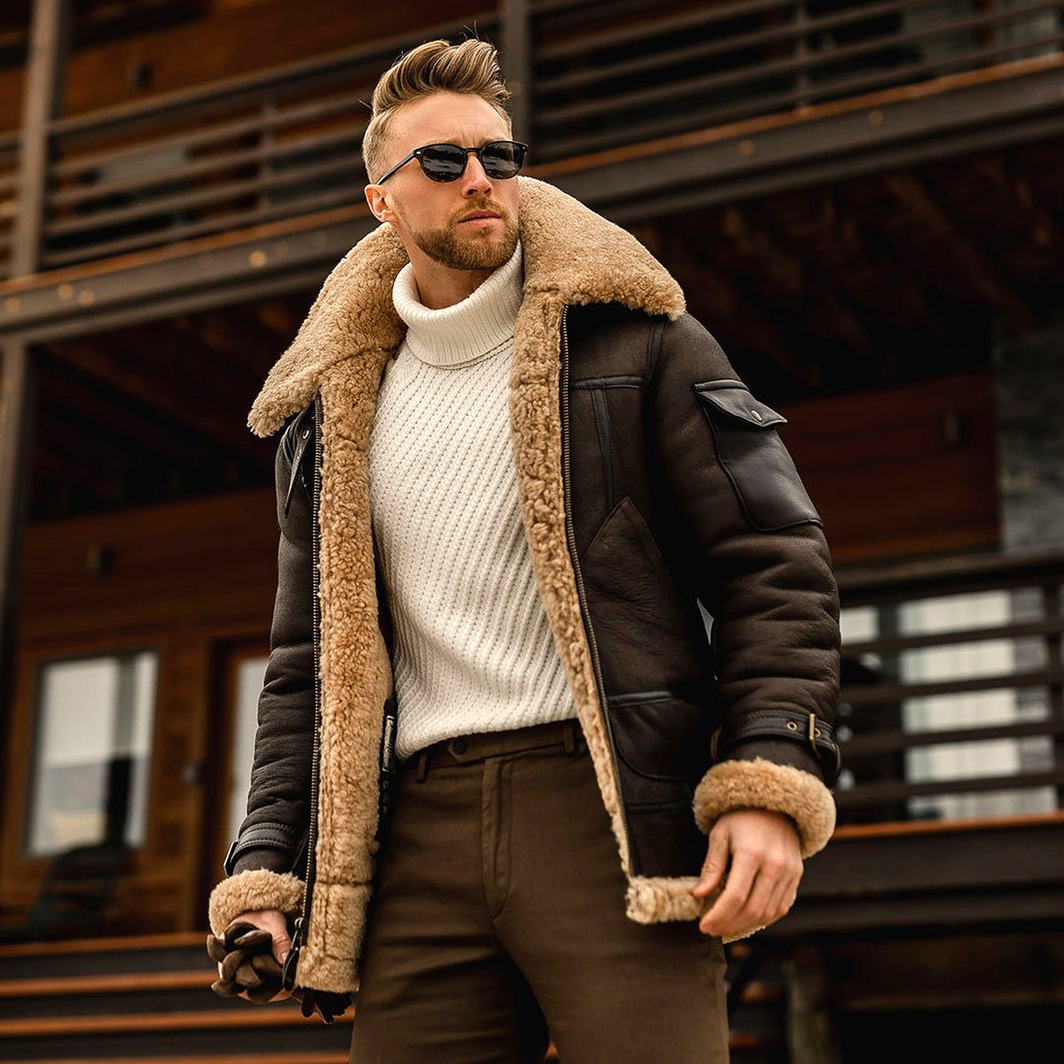 Winter Jacket Mens Military Fleece Warm Jackets Male Fur Collar Coats Army Tactical Jacket - enhanced image 4