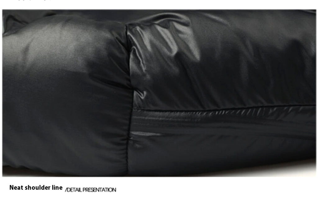 Winter Mid-old Men's Down Jacket Stand Collar Coat Thickened Protection Men - enhanced image 4