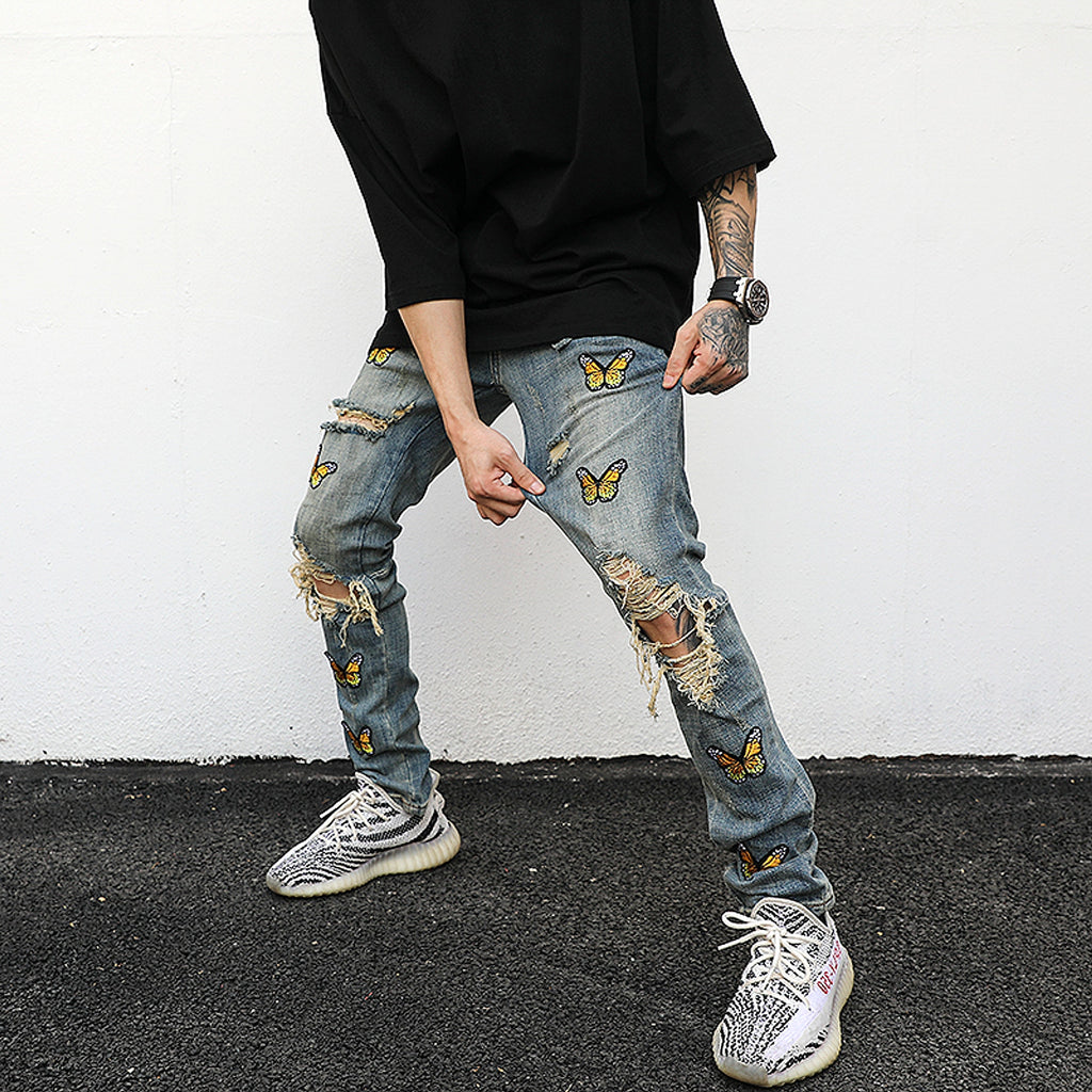 Women 's Butterfly jeans - enhanced image 4