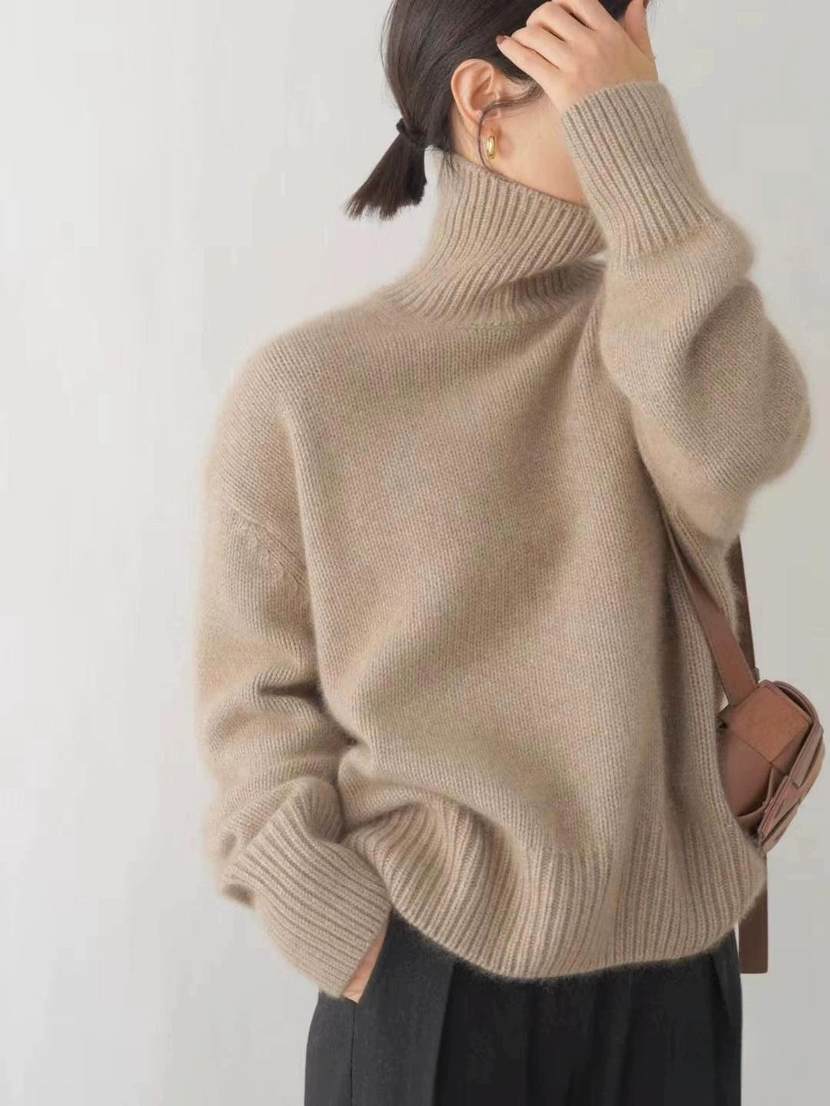 Women's All-match Knitted Pullover Sweater - enhanced image 4