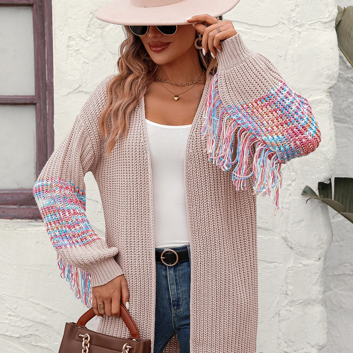 Women's Fashion Casual Tassel Sweater - enhanced image 4