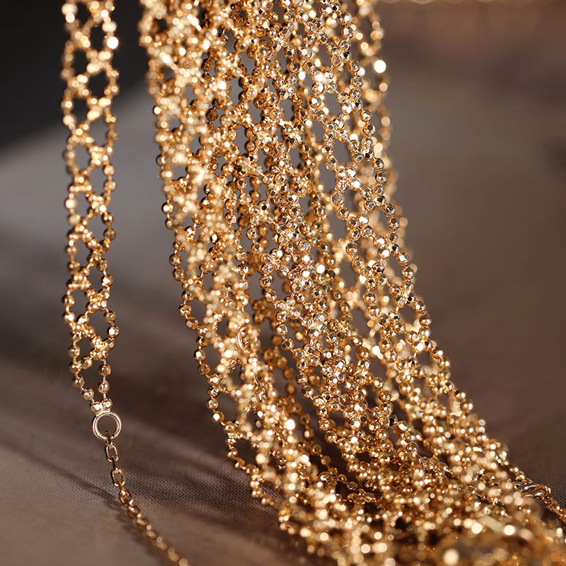 Women's Fashion Simple Lace Braided Chain - enhanced image 4