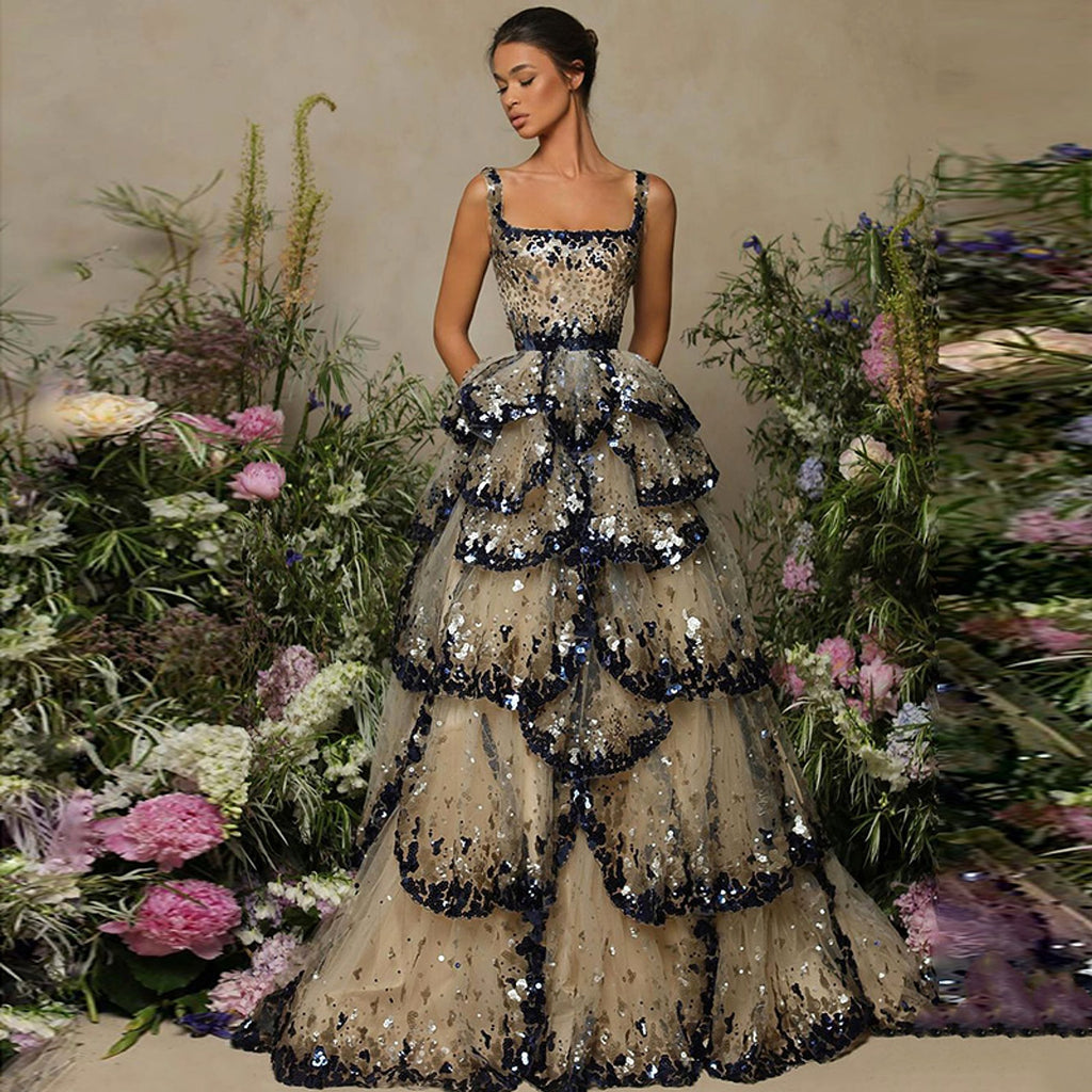 A1. Women's High-end Luxury Puffy Dress Skirt - enhanced image 4