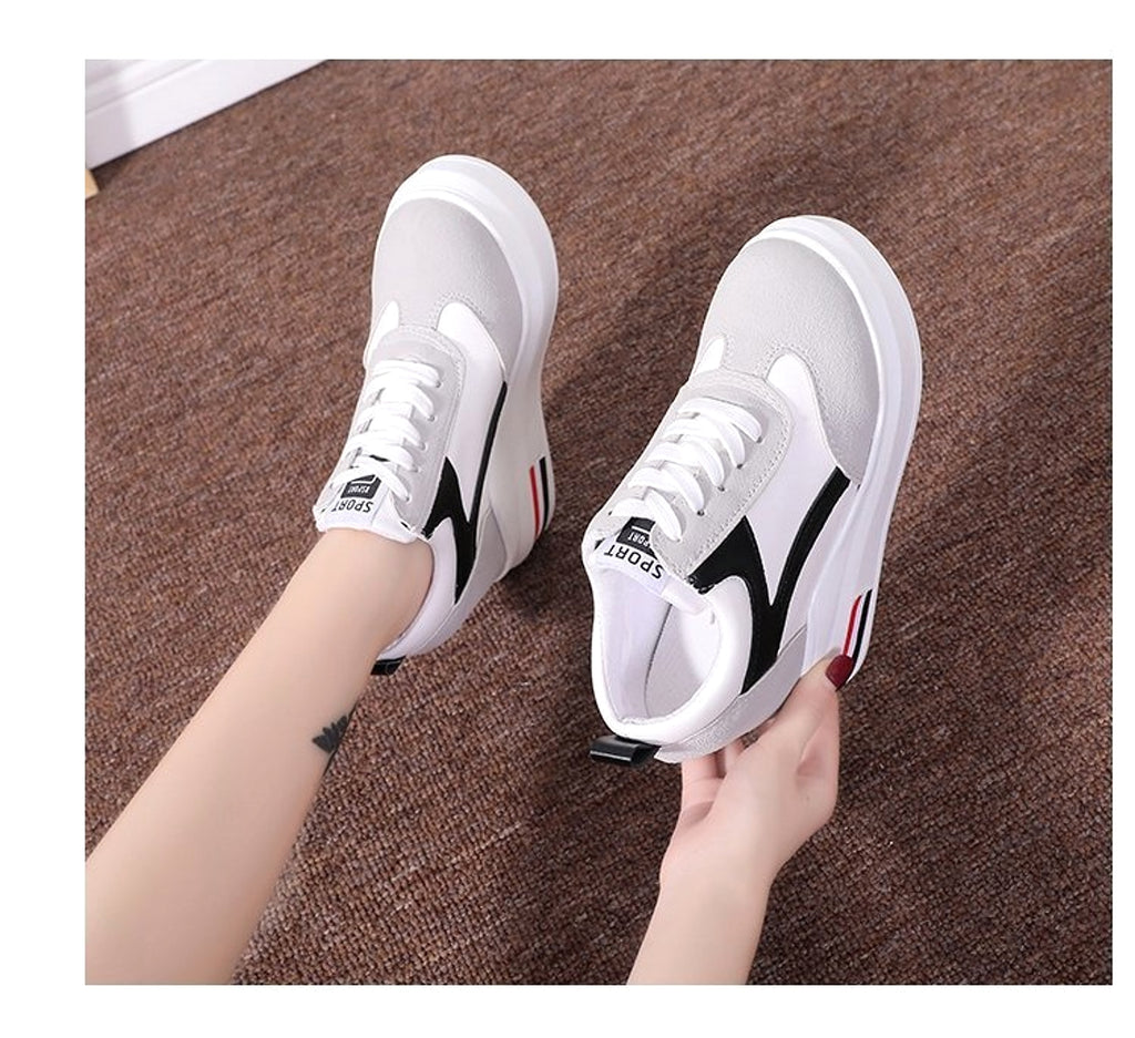 Women's Platform Height Increasing Insole Casual Shoes - enhanced image 4