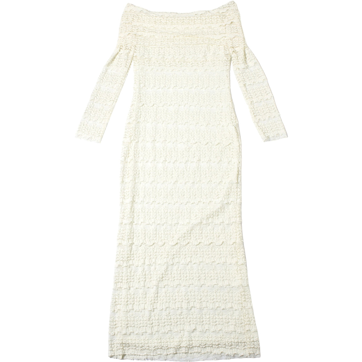 25 Edition – Elegant Off-Shoulder Lace Maxi Dress (Socialite Style) - enhanced image 5