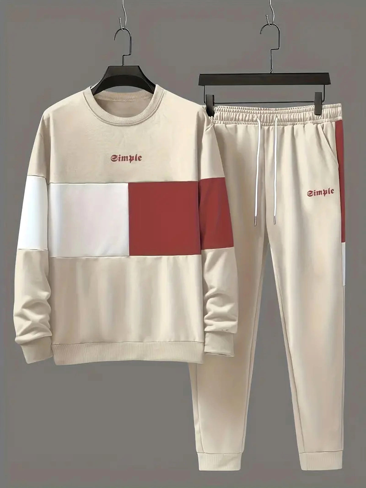 3D Digital Printing Leopard Retro Crew Neck Pullover Sweatshirt Sweatshirt Suit - enhanced image 5