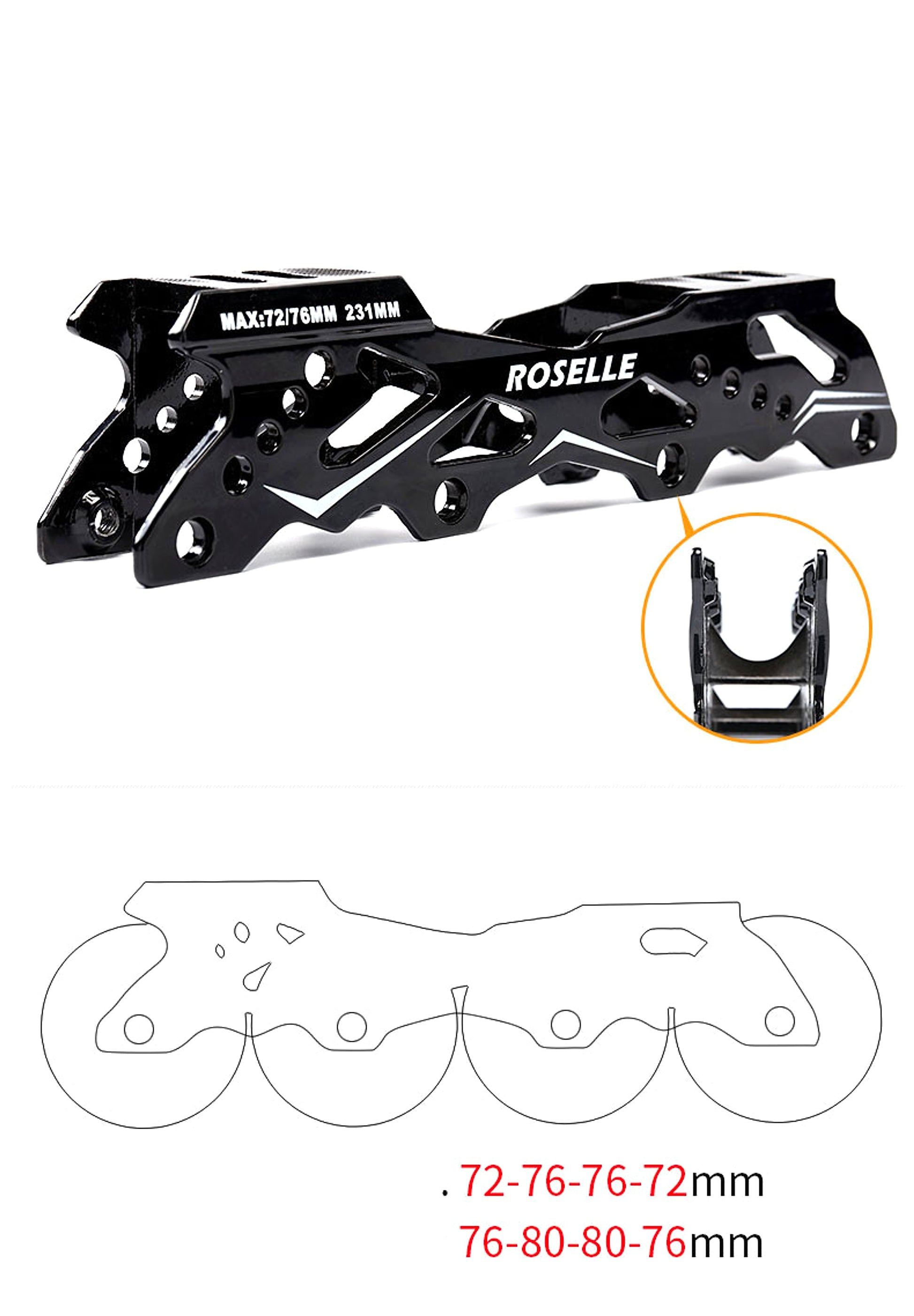 Adult Inline Roller Dkating Beginner Fancy Flat Shoes - enhanced image 5