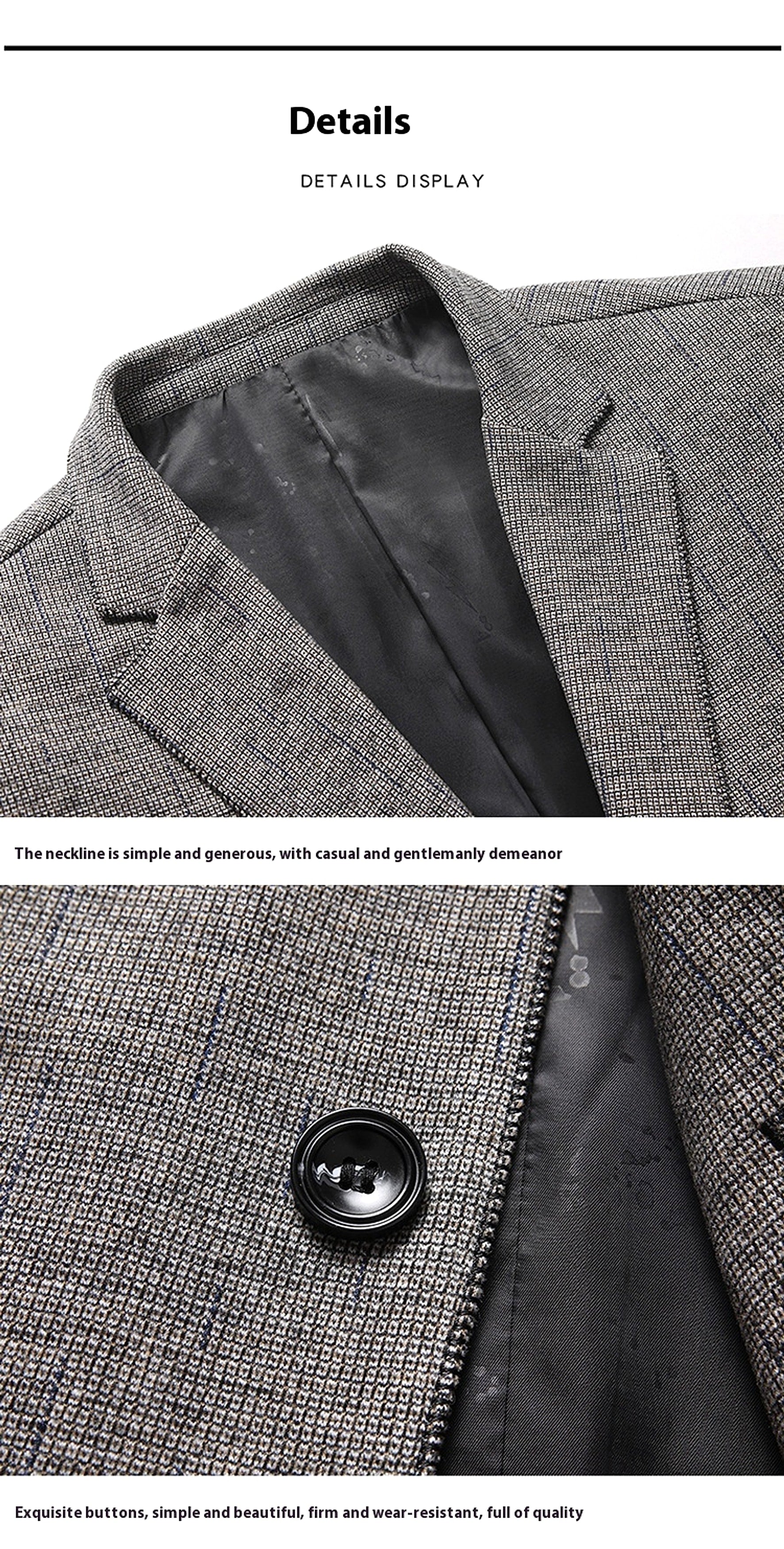Autumn New Men's Casual Suit Jacket - enhanced image 5