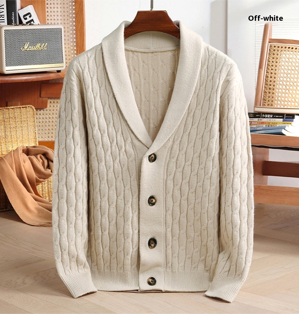 Autumn New Men's Knitwear Cardigan Casual Coat Sweater - enhanced image 5