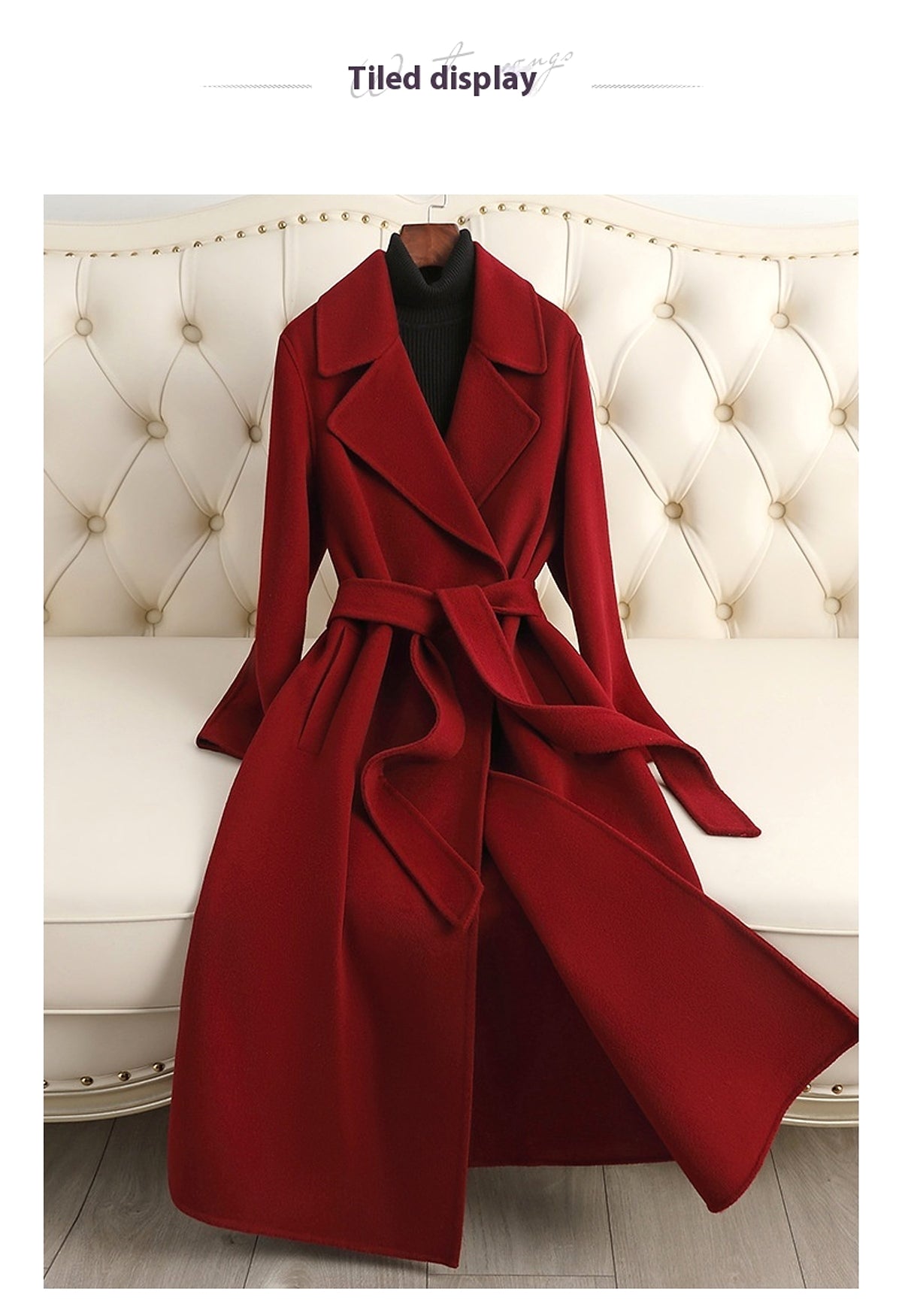 Autumn & Winter Temperament Korean Wool Coat for Women – Elegant & Slim Fit - enhanced image 5
