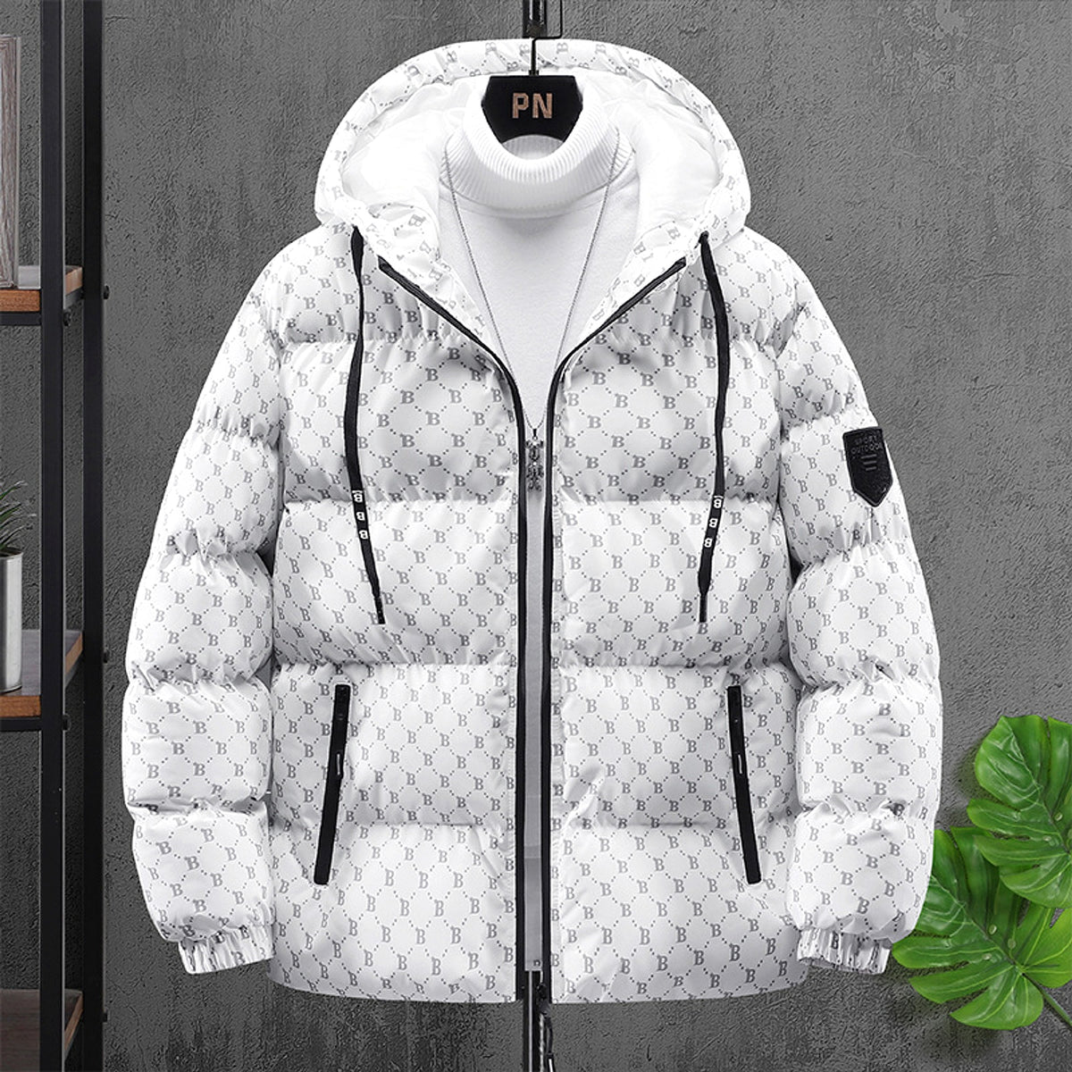 BABA Padded Hooded Cotton Men Jacket - enhanced image 5