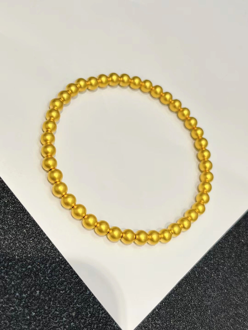 Bead Bead Hand String 999 Full Gold Material 5D Cyanide Free - enhanced image 5